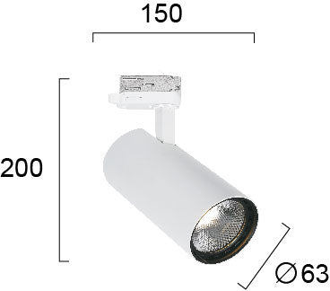 LED Track Spot VIOKEF NESTOR 15W