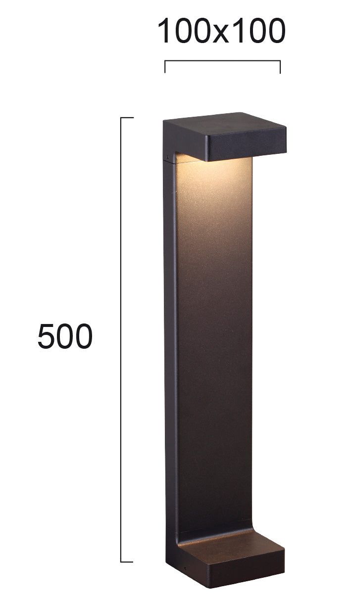 LED OUTDOOR Floor Lamp VIOKEF 4226400 QUADRO 9W IP54