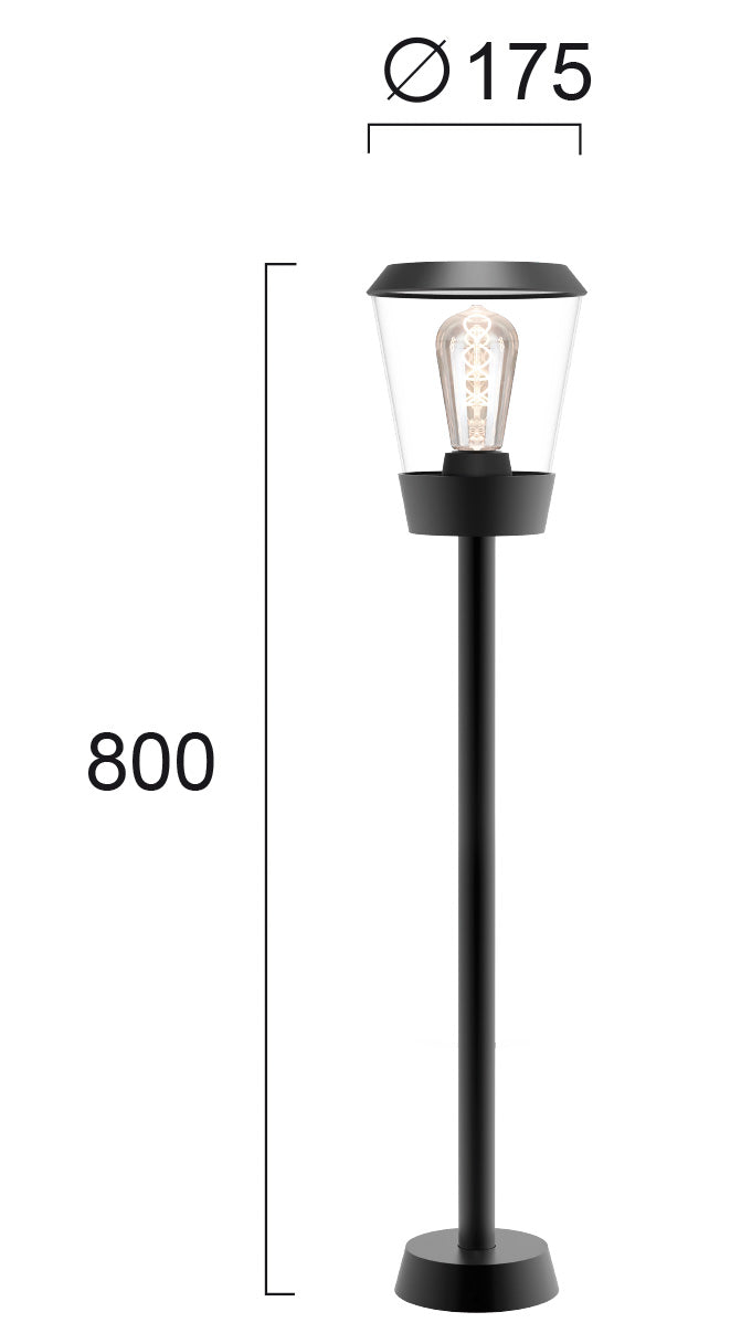 OUTDOOR Floor Lamp VIOKEF  SIRIO 1xE27 IP54 H600mm