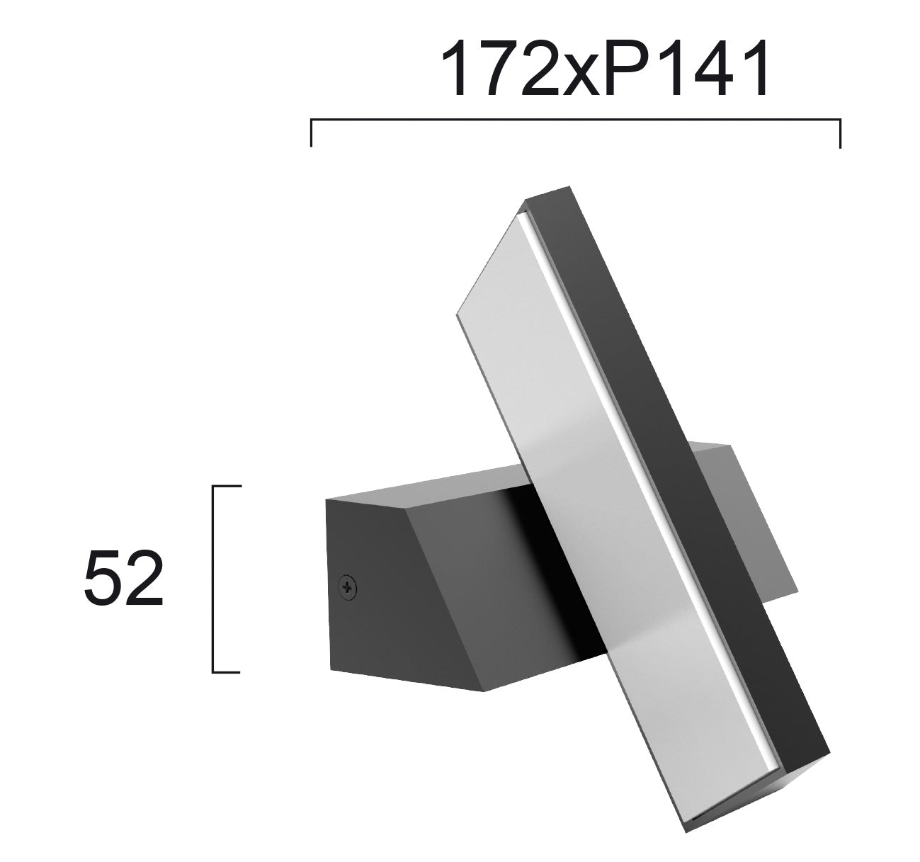 LED Outdoor Wall Lamp VIOKEF CASTEO 4242800 13W IP65