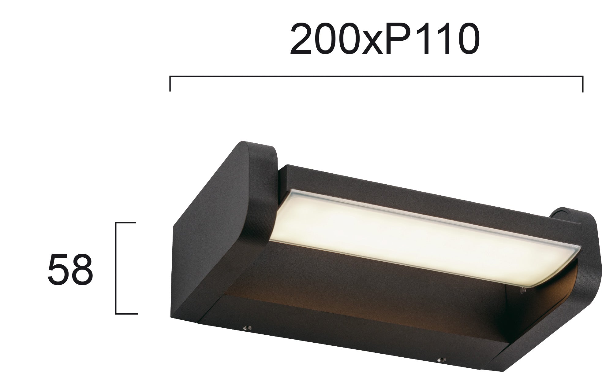 LED Outdoor Wall Lamp VIOKEF MILOS 4243100 6W IP54