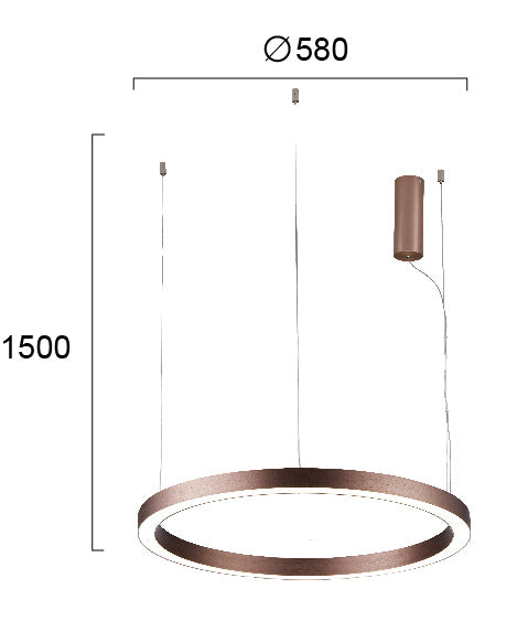 Modern Pendant Lamp  CHOCO 4244500 LED VIOKEF