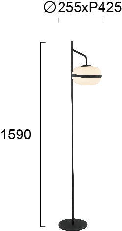 Modern Floor Lamp  PALMA 4245600 1xE27 VIOKEF