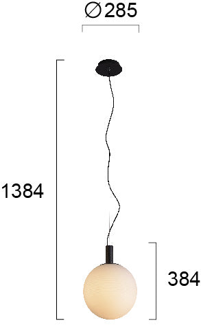 Modern Pendant Lamp  ANGELO 4248700 1xE27 VIOKEF