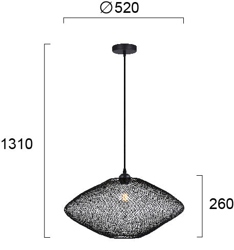 Modern Pendant Lamp VIOKEF ELECTRA 4251600 1xE27