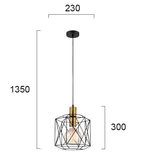 Modern Pendant Lamp VIOKEF ARGO 4252100 1xE27