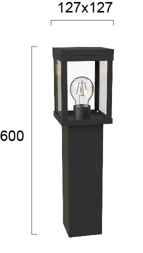 OUTDOOR Floor Lamp VIOKEF KEROS 1xE27 IP44