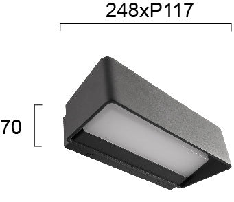 LED Outdoor Wall Lamp VIOKEF EDISON 4255500 13W IP65