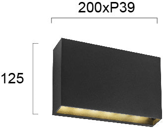 LED OUTDOOR Wall Lamp VIOKEF ELVIRA 4257200 13W IP65