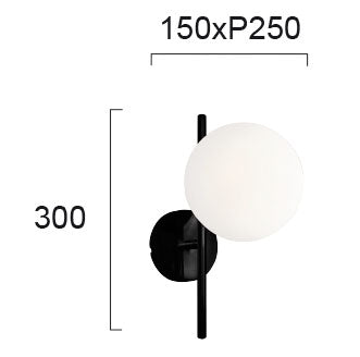 Modern Wall Lamp VIOKEF  FLORIS  1xE14