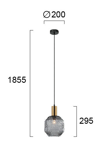 Modern Pendant Lamp ARIADNE VIOKEF