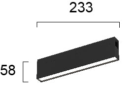 LED Modern Track rail Lamp HOOP VIOKEF