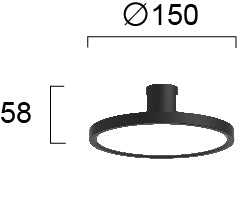 LED Modern Track rail Lamp HOOP VIOKEF