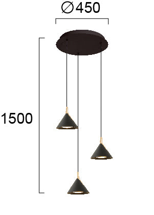 LED Modern Pendant Lamp JOLLY VIOKEF