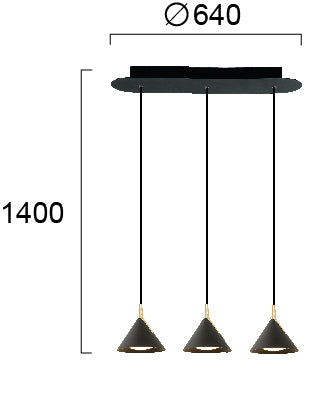 LED Modern Pendant Lamp JOLLY VIOKEF