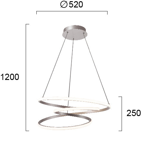 LED Modern Pendant /Ceiling and Table Lamp CORT VIOKEF