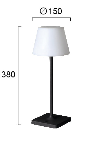 LED Table Lamp HAPPY VIOKEF IP44 USB