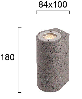 Modern Outdoor Wall  Lamp KITHNOS VIOKEF IP65