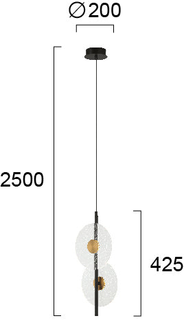 LED Modern Pendant Lamp SUN VIOKEF