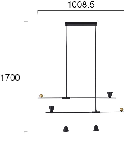 LED Modern Pendant Lamp DONATELLA VIOKEF