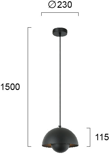 Modern Pendant and Table Lamp TULIP VIOKEF