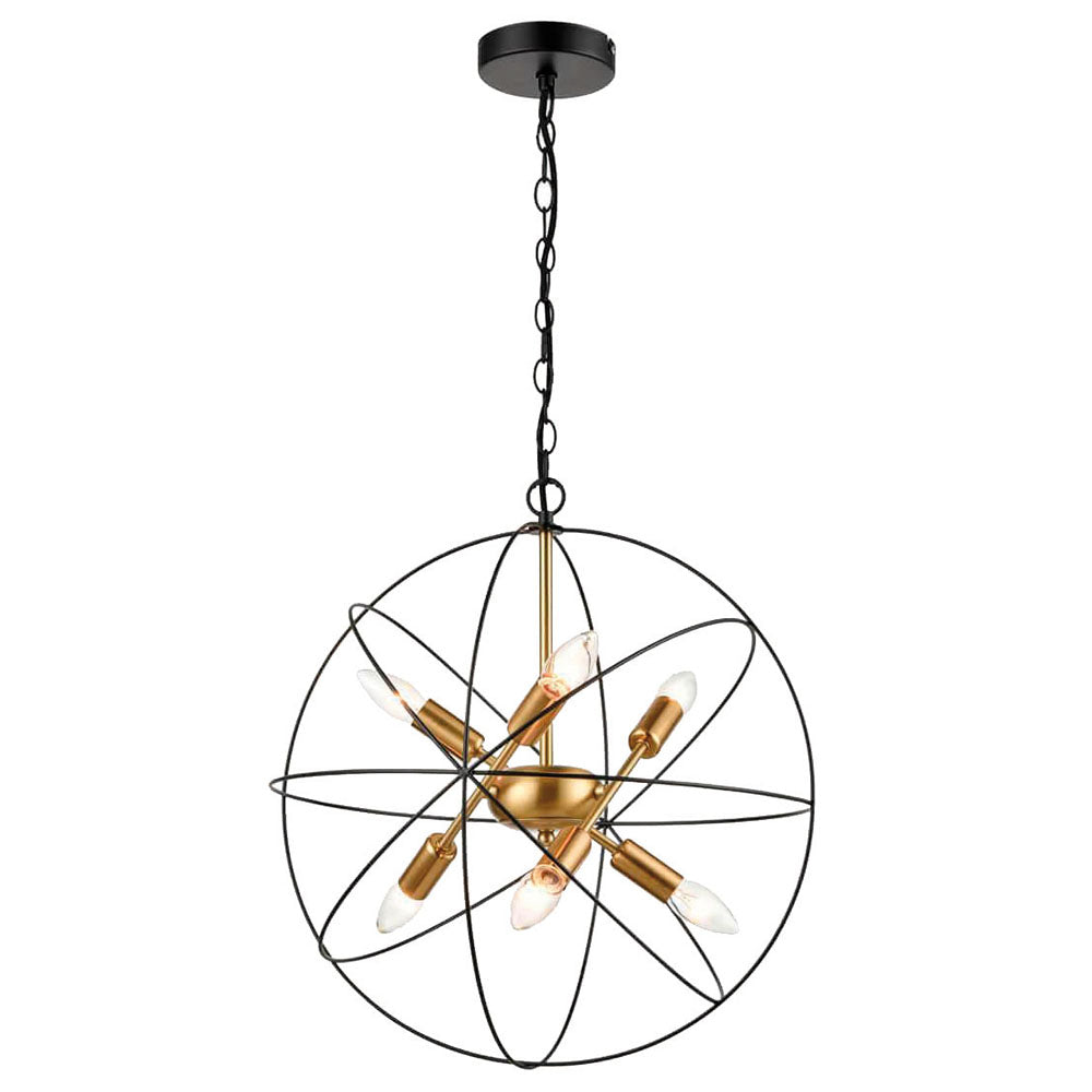 Modern Pendant Lamp VIOKEF ATOM 4252000 6xE14