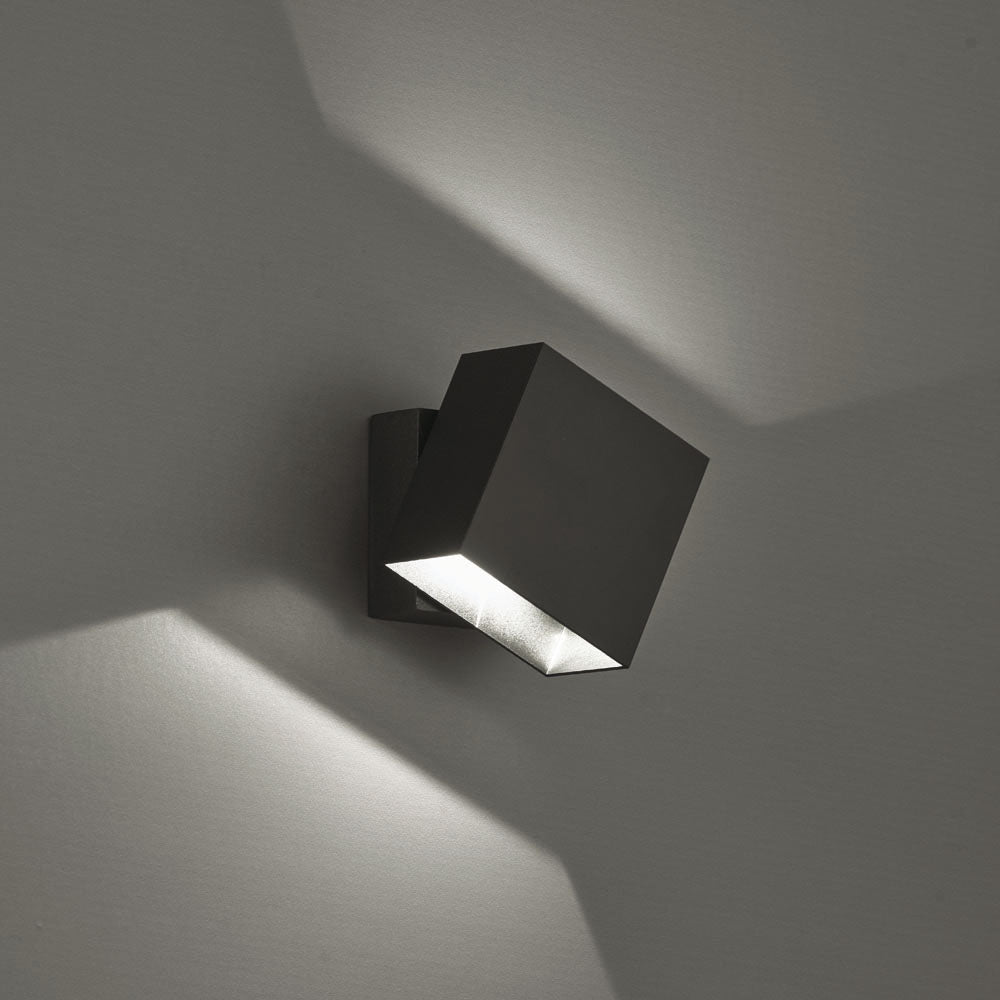 LED Modern Wall lamp Adjustable VIOKEF QUADRO 4226300 6W IP54