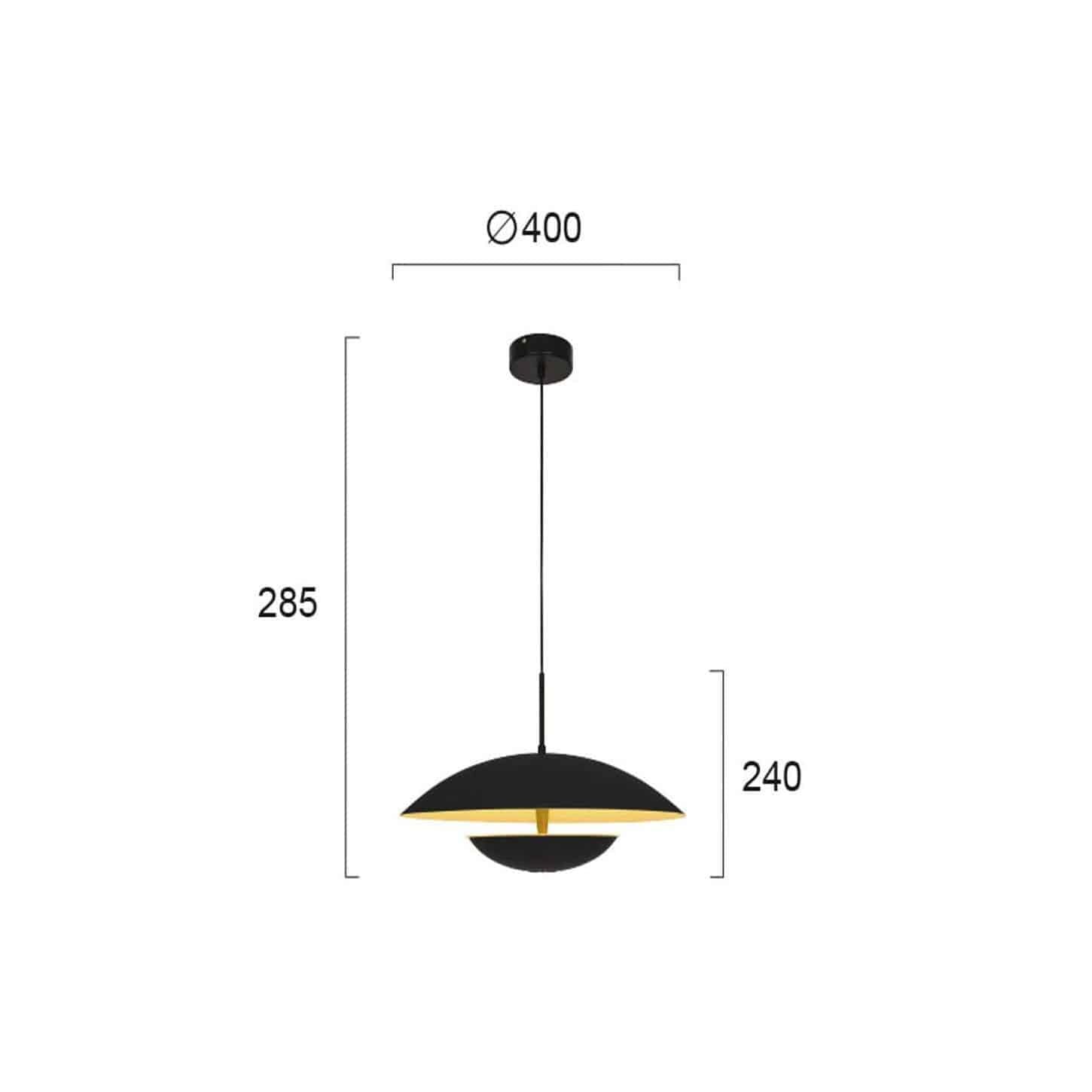 LED Pendant Lamp VIOKEF MONICA 4242200 16W 3000K - Lampbroker