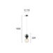 Modern Pendant Lamp VIOKEF SYLIA 4239000 1xG9 - Lampbroker