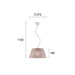 Modern Pendant lamp VIOKEF ESTER 3090403 1xE27 - Lampbroker