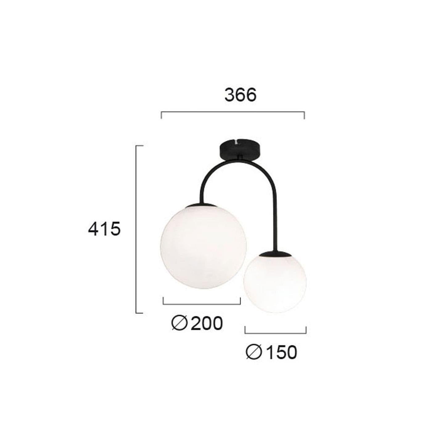 Modern Ceiling VIOKEF ANOUK 4228700 2xE14 - Lampbroker