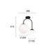 Modern Ceiling VIOKEF ANOUK 4228700 2xE14 - Lampbroker