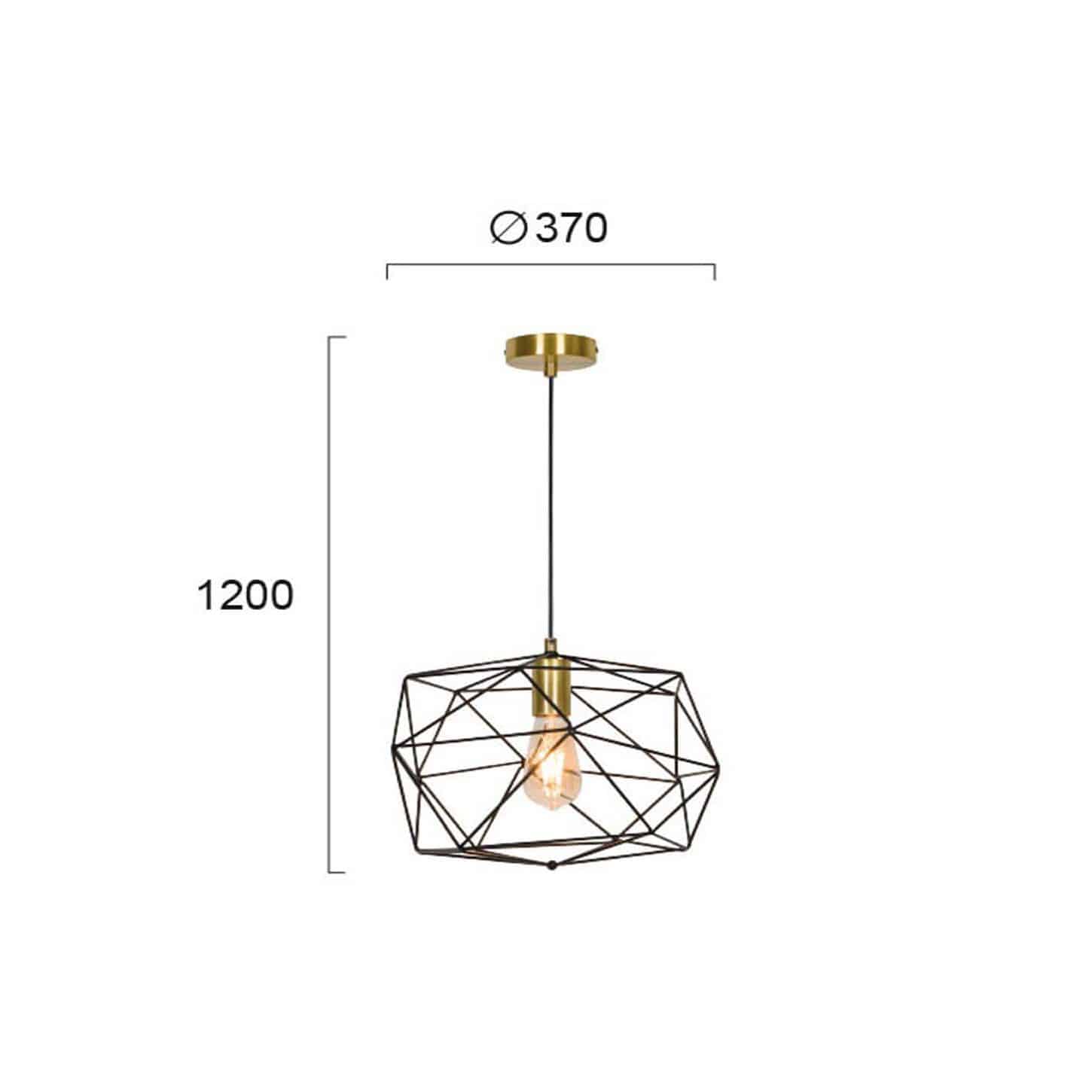 Modern Pendant Lamp VIOKEF KOMODO 4217800 1xE27