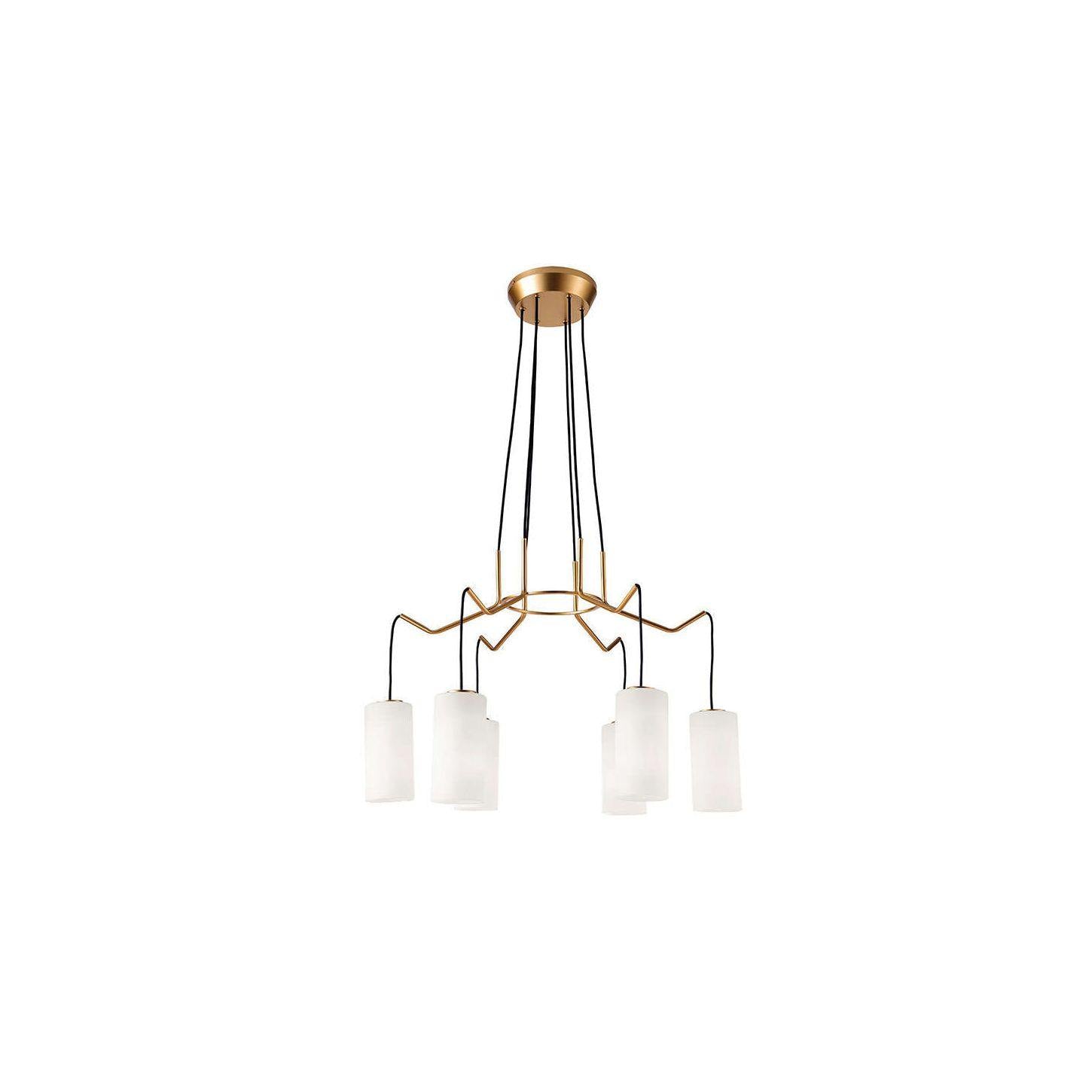 Classic Chandelier VIOKEF ELENOR 4232000 6xE27 - Lampbroker