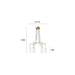 Classic Chandelier VIOKEF ELENOR 4232000 6xE27 - Lampbroker