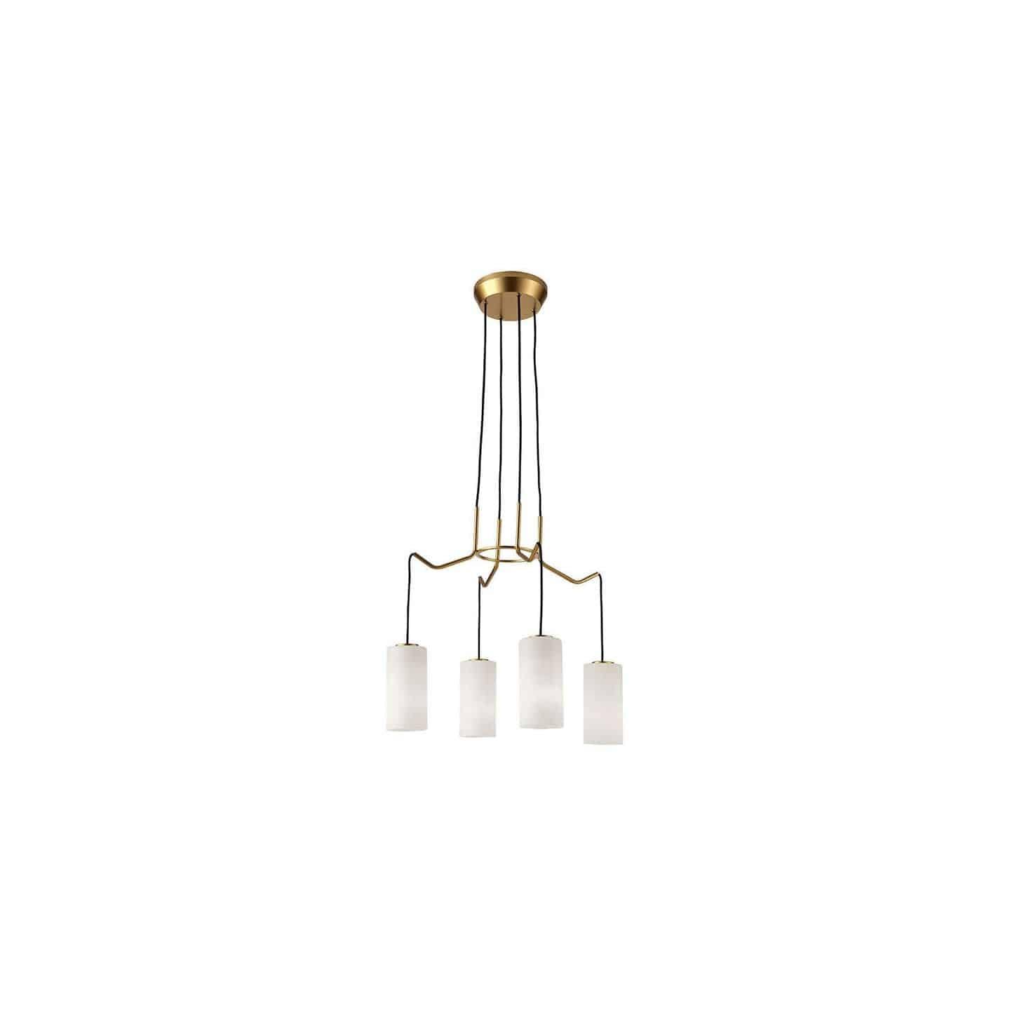 Classic Chandelier VIOKEF ELENOR 4232100 4xE27 - Lampbroker