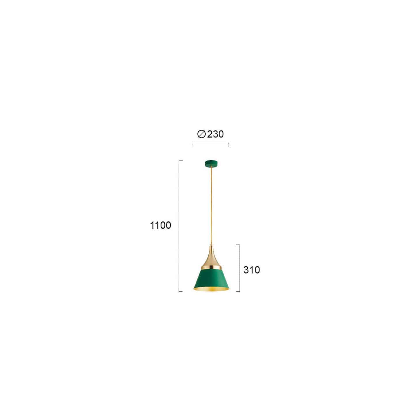 Modern Pendant Lamp VIOKEF MENTA 4241400 1xE27