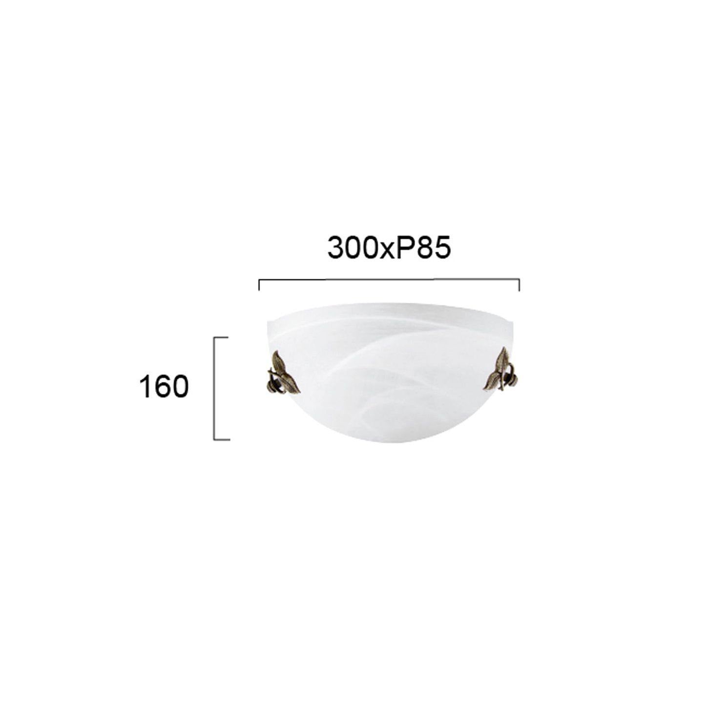 Classic Wall Lamp VIOKEF FLORA 3959100 1xE27 - Lampbroker