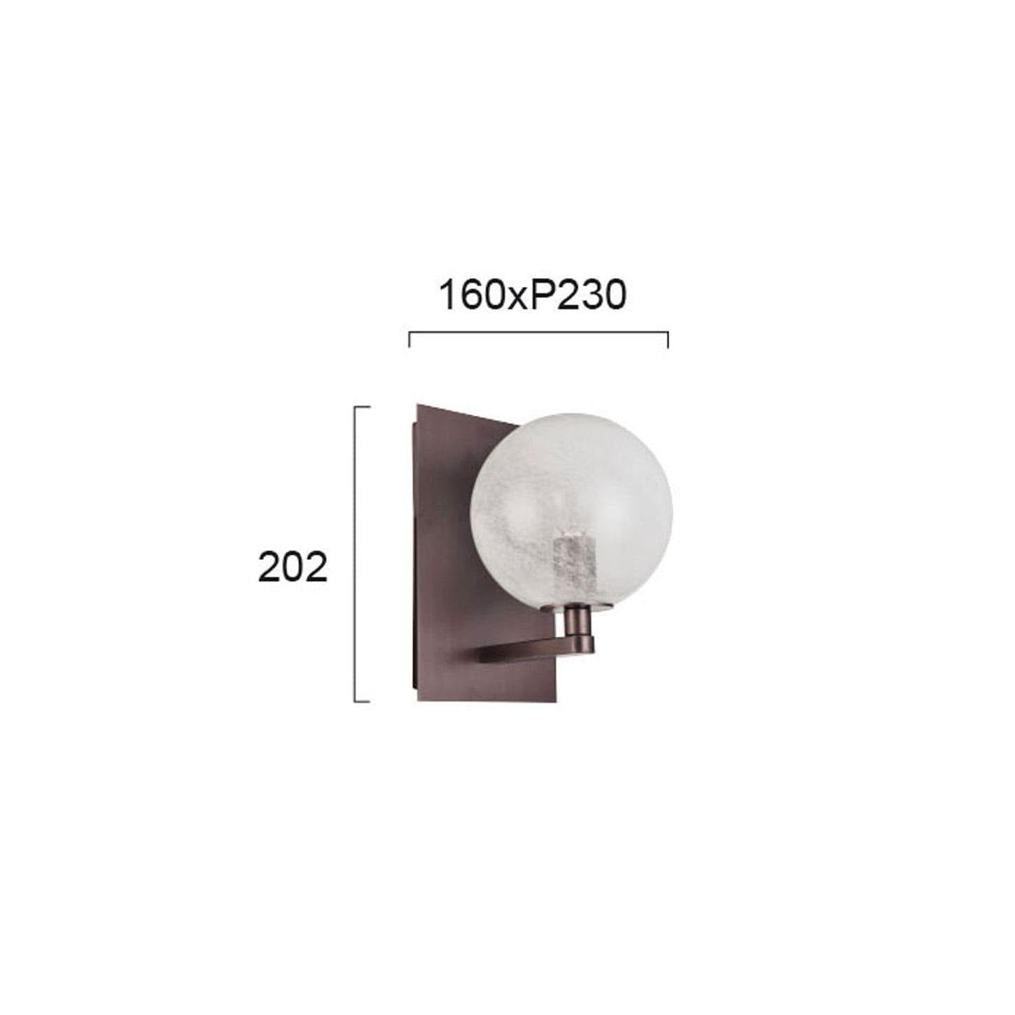 VIOKEF Classic Wall Lamp VENUS 4212600 1xE14 - Lampbroker