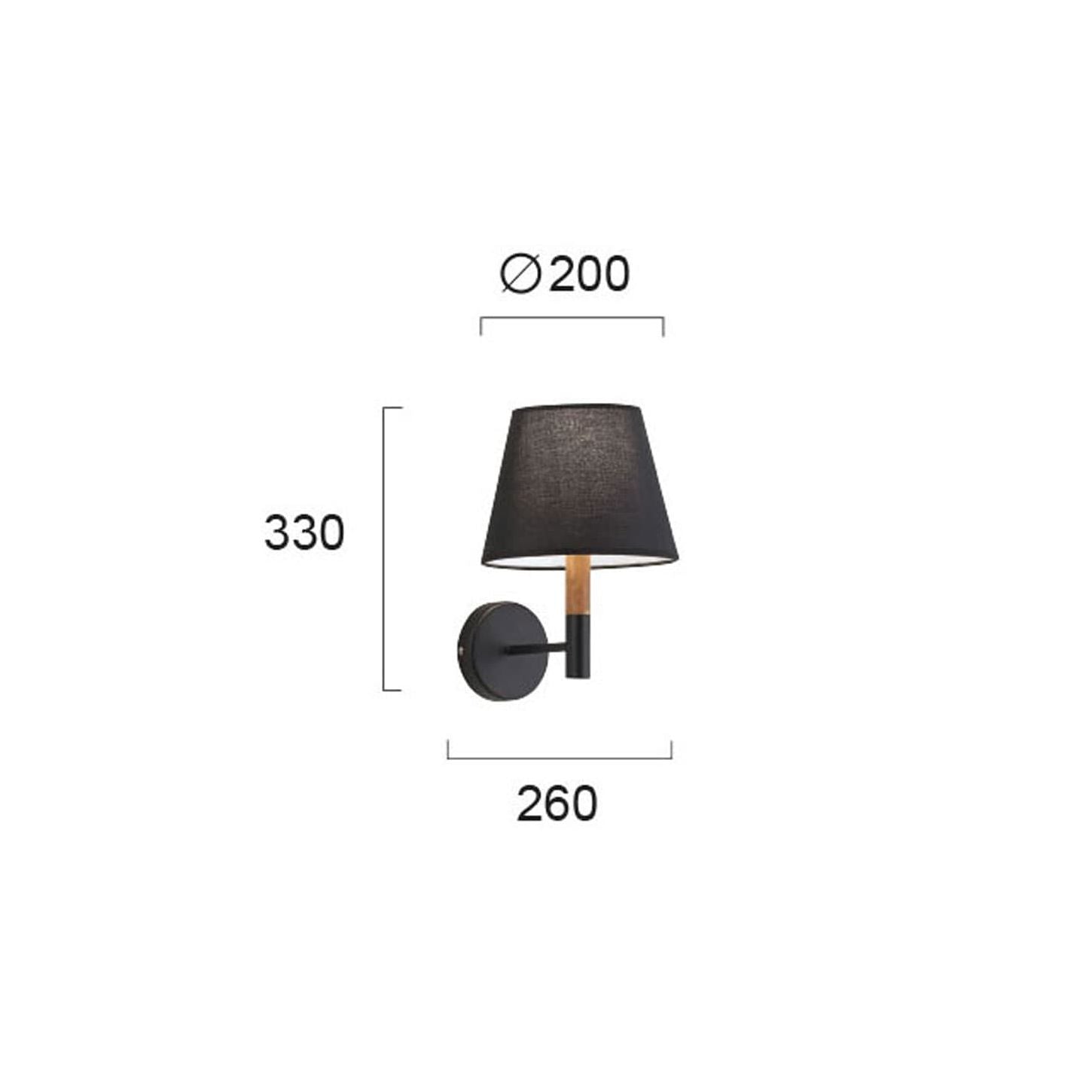 Modern Wall Lamp VIOKEF VILLY 4167901 1xE27