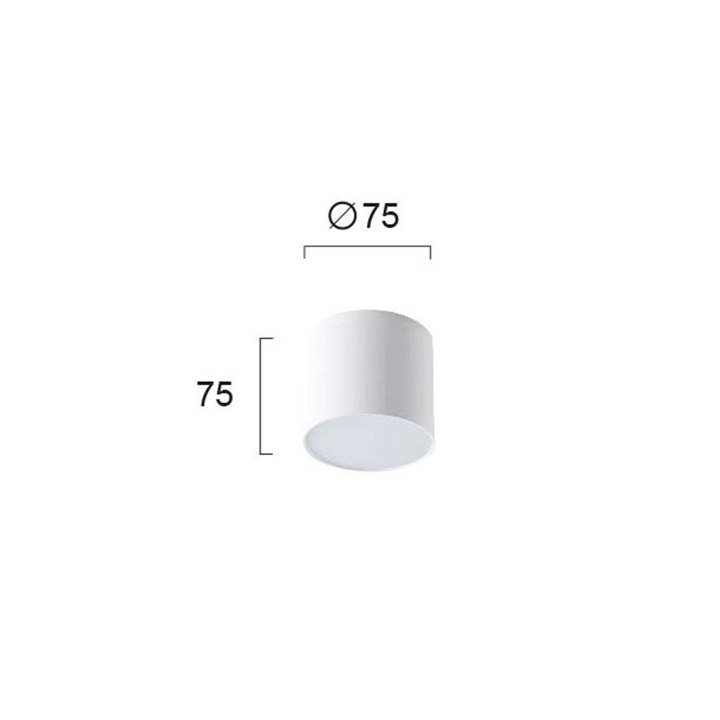 LED открит повърхност луна VIOKEF JAXON 4157300 7W 3000K