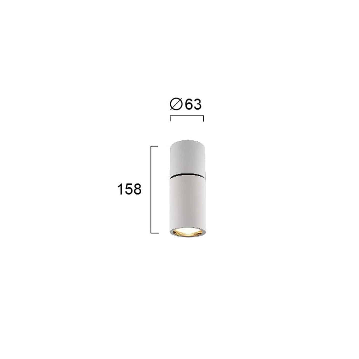 Indoor Surface Downlight VIOKEF NOBBY 4157100 1xGU10