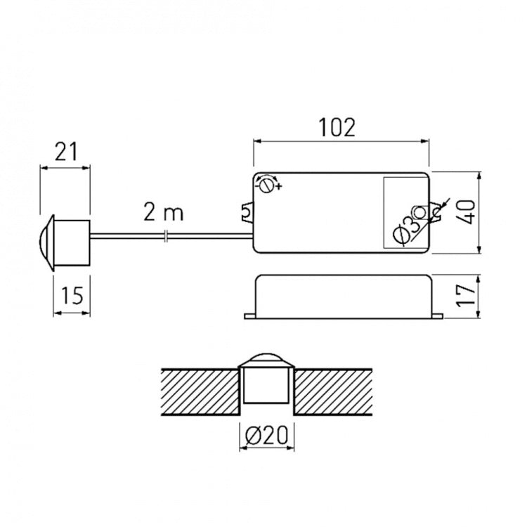 Sensor Switch with PIR Motion Detector