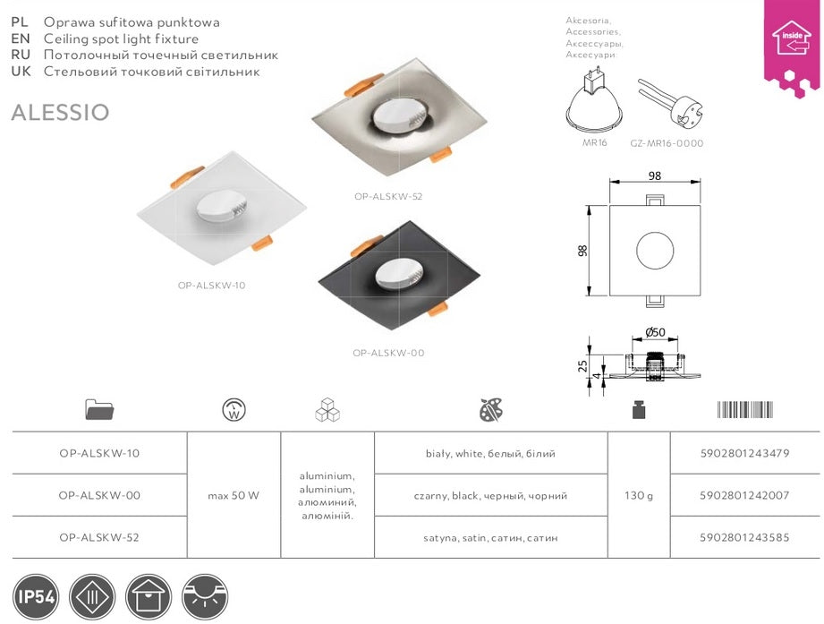 LED Modern  Spot Lamp   GTV Poland