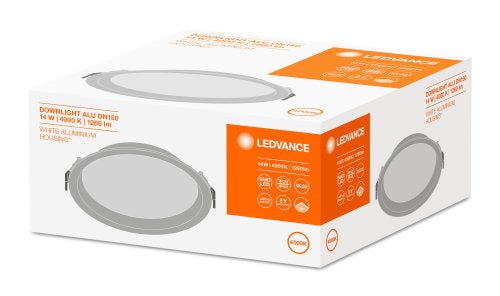 DOWNLIGHT ALU 150 14 W 4000 K IP44/IP20 WT Ledvance