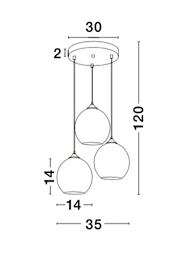 Modern Pendant Lamp G9 NOVA LUCE