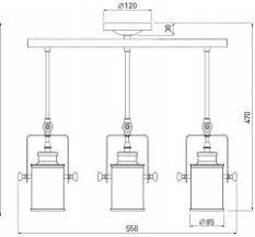  Modern Pendant Lamp 3xE27 GTV Poland