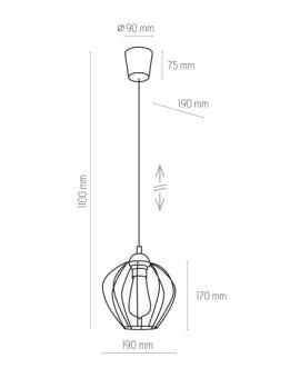 Modern Ceiling/Pendant  Lamp E27 TK Lighting