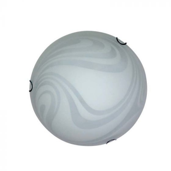 CLASSIC CEILING LAMP LUMA LIGHTING GLASS WHITE D23