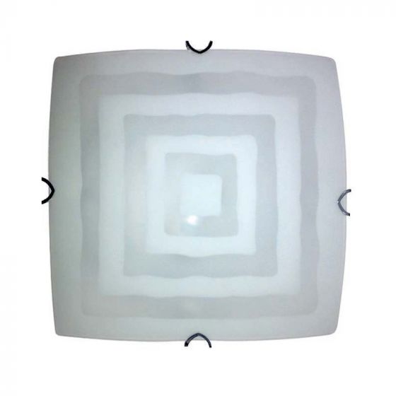 CLASSIC CEILING LAMP LUMA LIGHTING GLASS WHITE D23